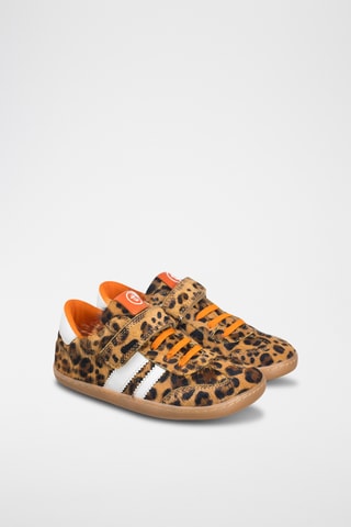 Leren Sneakers - Beige en bruin