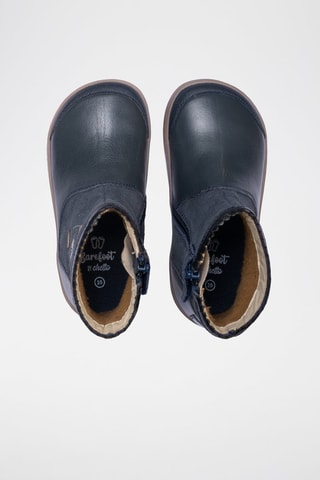 Leren Enkellaarzen - Blauw
