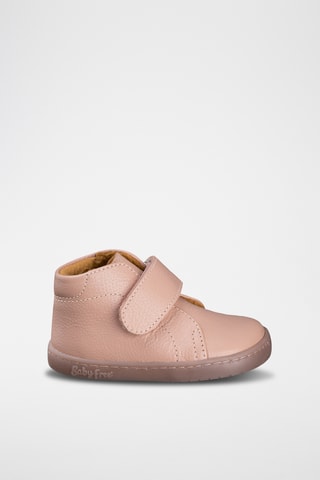 Leren Enkellaarzen - Roze