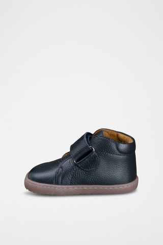 Leren Enkellaarzen - Blauw