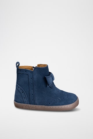 Nubuck Enkellaarzen - Blauw