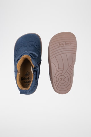 Nubuck Enkellaarzen - Blauw