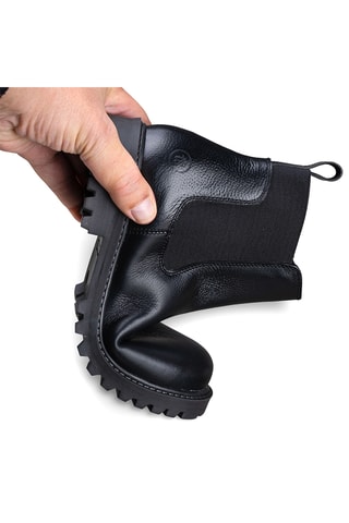Leren Chelsea Boots - Zwart