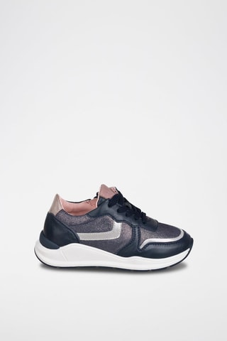 Leren Sneakers - Blauw