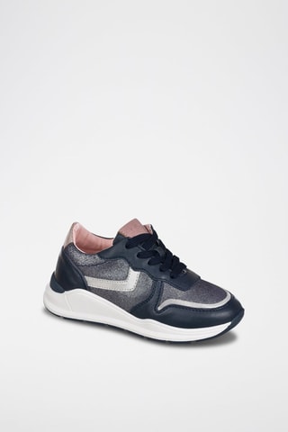 Leren Sneakers - Blauw