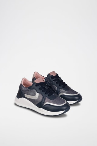 Leren Sneakers - Blauw