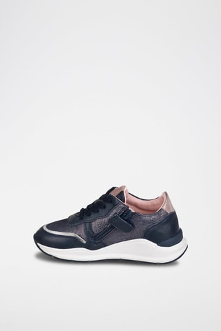 Leren Sneakers - Blauw