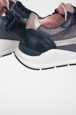 Leren Sneakers - Blauw