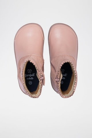 Leren Enkellaarzen - Roze