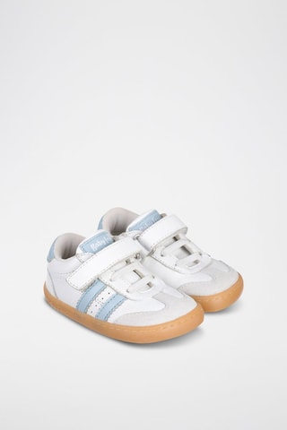 Leren Sneakers - Wit en blauw