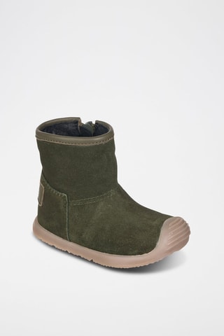 Leren Laarzen - Groen