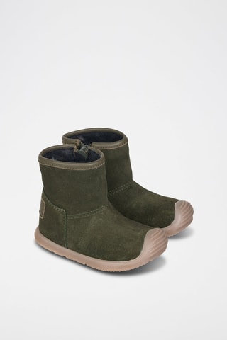 Leren Laarzen - Groen