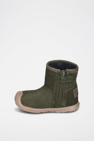 Leren Laarzen - Groen