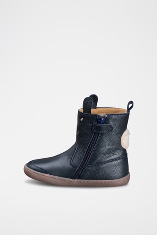 Leren Enkellaarzen - Blauw
