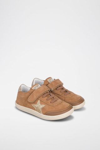 Leren Sneakers - Camel
