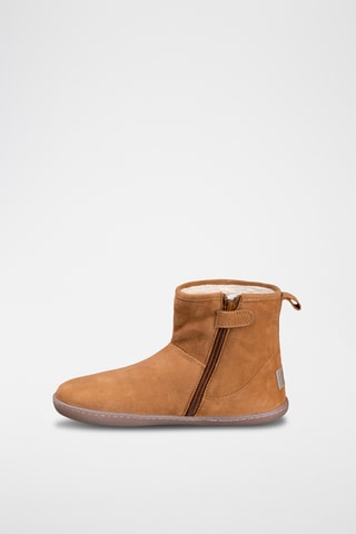 Nubuck Enkellaarzen - Camel