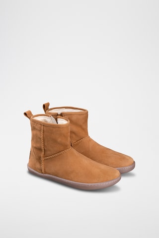 Nubuck Enkellaarzen - Camel