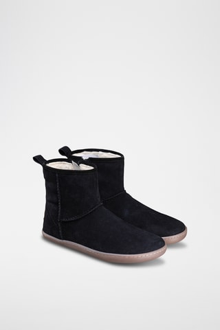 Nubuck Enkellaarzen - Zwart
