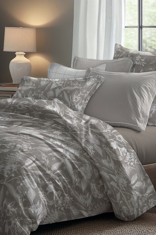 Taie de traversin en satin de coton 80 fils/cm² - Taupe