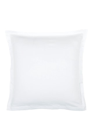2 taies d’oreiller en satin de coton 80 fils/cm² Uni 1 Baratta – Blanc