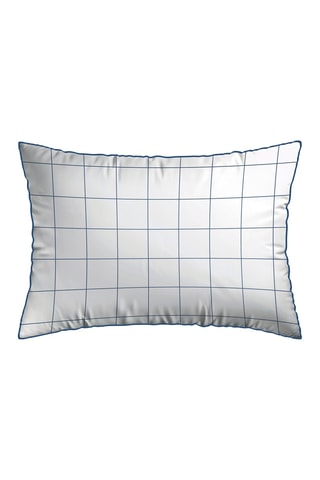 2 taies d’oreiller en satin de coton 80 fils/cm² - Blanc