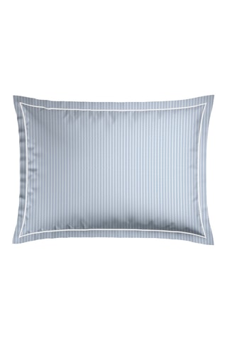 2 taies d'oreiller en percale de coton 80 fils/cm² Sorbonne - Ciel