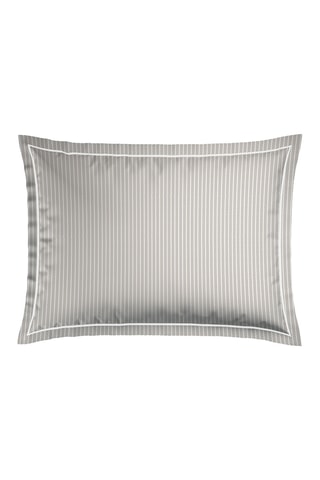 2 taies d'oreiller en percale de coton 80 fils/cm² Sorbonne - Taupe