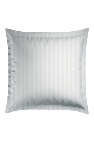 2 taies d’oreiller en satin de coton 80 fils/cm² Dobby - Blanc