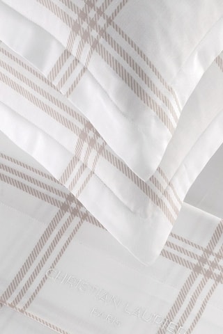 Parure de couette en satin de coton - 80 fils/cm² - Taupe