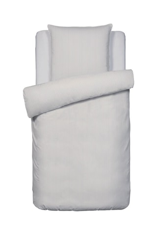 Parure de couette en percale de coton - 80 fils/cm² - Taupe