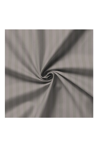 Drap plat en satin de coton  Dobby - Taupe
