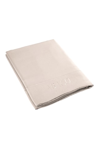 Drap plat en satin de coton 80 fils/cm² Uni 1 Barata - Taupe