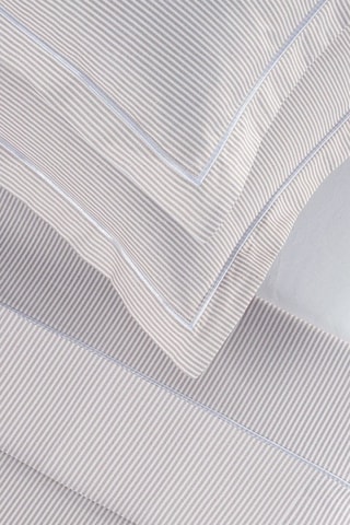 Parure de draps en percale de coton 80 fils/cm² Grenoble - Taupe