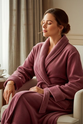 Robe de chambre - Bordeaux