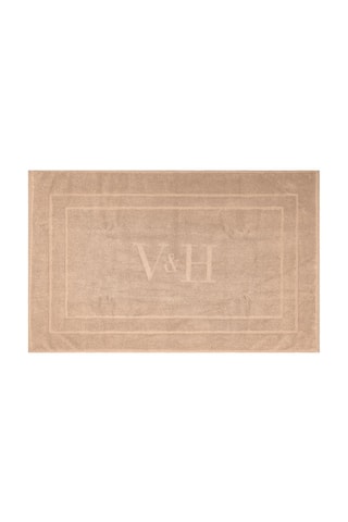 Tapis de bain Design - Taupe -  60 x 100 cm