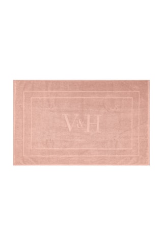 Tapis de bain Design - Rose saumon -  60 x 100 cm