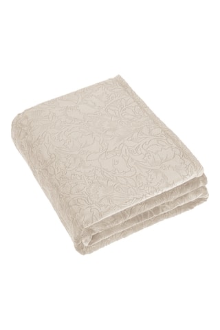 Plaid Arabesque - Taupe - 180 x 220 cm
