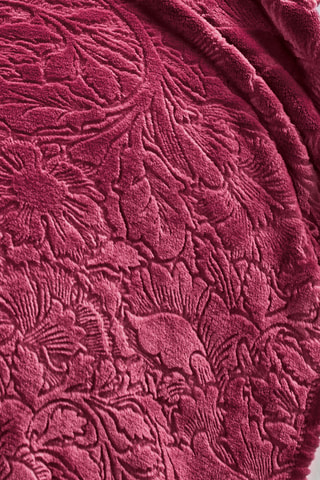 Plaid Arabesque - Bordeaux - 180 x 220 cm