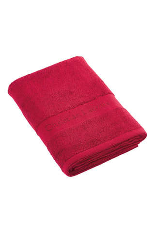 Drap de douche Azur - Bordeaux - 70 x 140 cm
