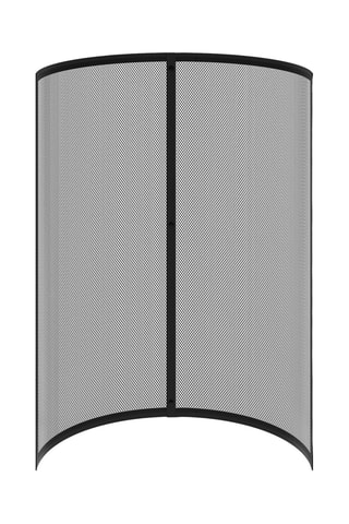 Rejilla de protección para estufa - Negro - 58 x 80 x 26 cm