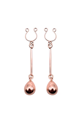 2 bijou per seni - Dorato rosa