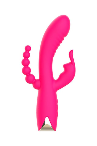 Vibromasseur Rabbit waterproof Rose - 12 cm