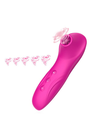 Stimolatore clitorideo e capezzoli - Fucsia