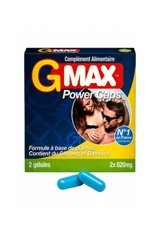 G-max power caps Vitalité & Bien-Être Masculin - 2 gélules