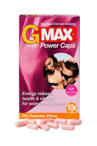 Gélules G-MAX Pink Libido & Vitalité Intime Femme - 10 gélules