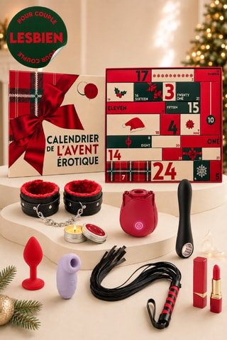 Calendario dell'Avvento erotico - Lesbica - 24 prodotti