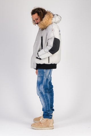 Anorak con capucha Galactic - Gris