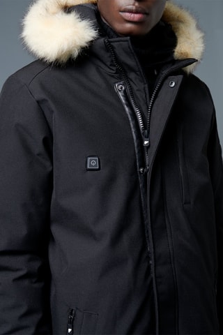 Parka calorífica Courchevel Heat - Negro
