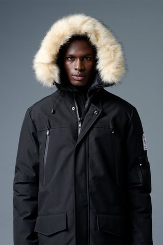 Parka con capucha Aspen - Negro