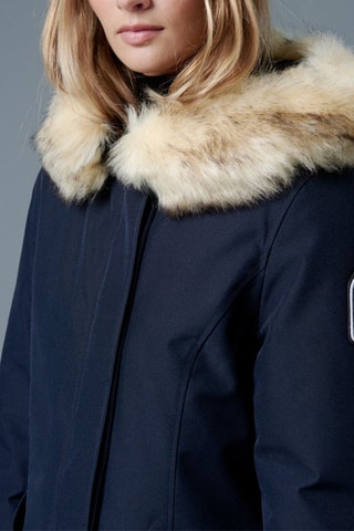 Parka con capucha Megeve - Azul